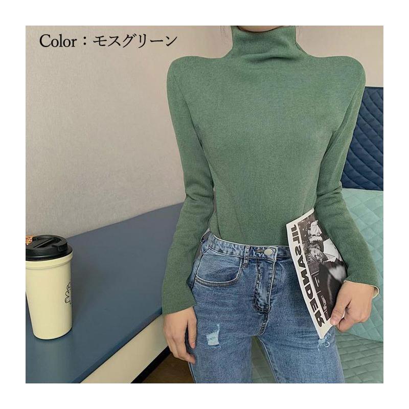 1476円 クーポンで！ インナー レディース 裏起毛 秋 冬 黒 おしゃれ かわいい インナー トップス ハイネック タートルネック 極暖 [郵2]^t964^ | uricca | 15