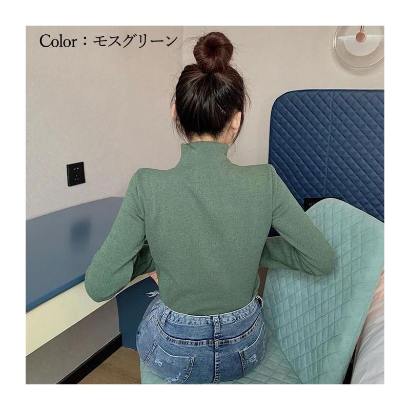 1476円 クーポンで！ インナー レディース 裏起毛 秋 冬 黒 おしゃれ かわいい インナー トップス ハイネック タートルネック 極暖 [郵2]^t964^ | uricca | 16