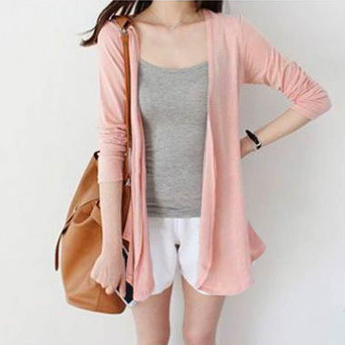 カーディガン レディース ロング オフィス 薄手 冷房対策 ワンマイル ゆうパケット送料無料 郵2 V118 V118 Uricca ウリッカ By Raspberry 通販 Yahoo ショッピング