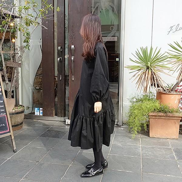 5年保証 春の新商品デザインワンピースバルーン袖フリルワンピース婦人 ひざ丈ワンピース Www Accellclinical Com