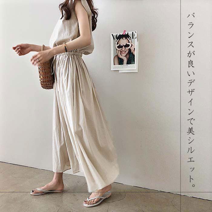 リネンワンピース ウエストゴム 綿麻 リネン混 ワンピース ロング マキシ Aライン レディース W628 W628 Uricca ウリッカ By Raspberry 通販 Yahoo ショッピング