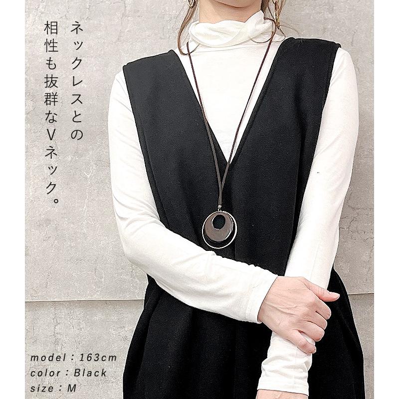 1396円 クーポンで！ ワンピース ジャンパースカート ジャンスカ レディース 秋 冬 黒 白 おしゃれ かわいい ノースリーブ  ロング [郵3]^w702^ | uricca | 23