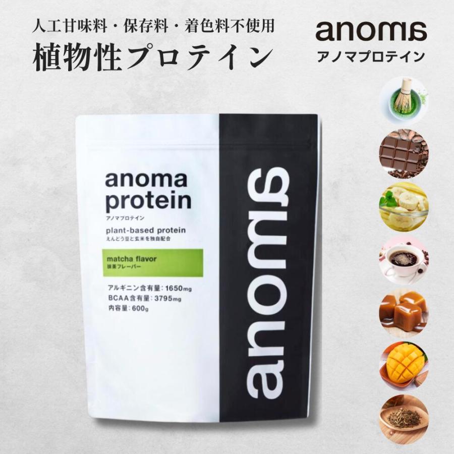植物性プロテイン anoma アノマ 600g 人工甘味料不使用 ピープロテイン えんどう豆 女性 置き換え 美容 ダイエット ビーガン 鉄分 たんぱく質 BCAA アルギニン | anoma