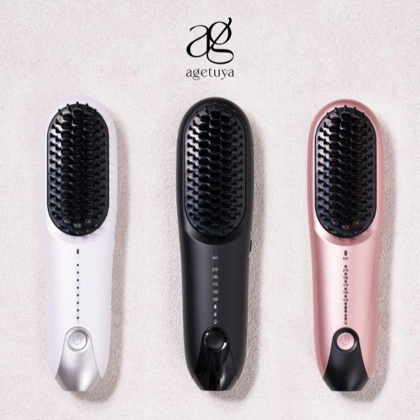 新発売 アゲツヤ コードレス ミニブラシアイロン プラス 飛行機内  