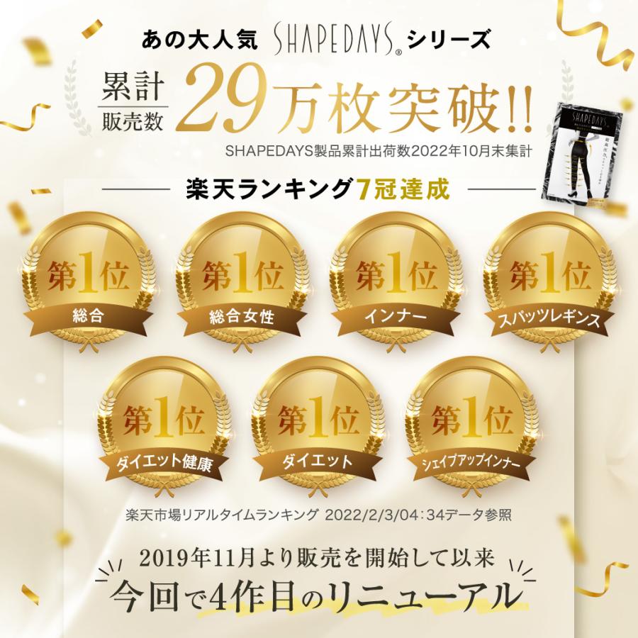 SHAPEDAYS 着圧スリムレギンス プレミアム ハイウエスト 高圧力 SHAPEDAYS 着圧スリムレギンス プレミアム ハイウエスト 高圧力