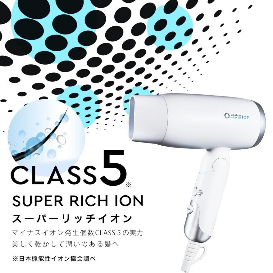 Agetuya（アゲツヤ） スーパーリッチイオン ヘアドライヤー AG-0003 1