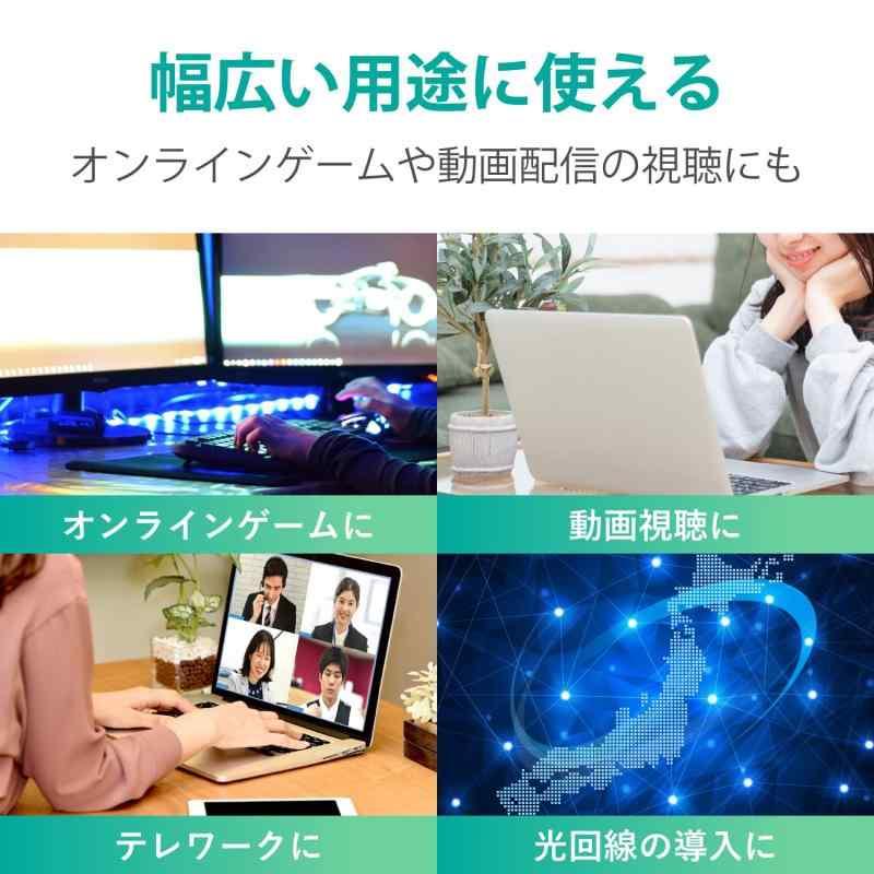 エレコム Nケーブル CAT6A 20m 爪折れ防止コネクタ スーパーフラット ブルーメタリック LD-GFA/BM20 |  | 04