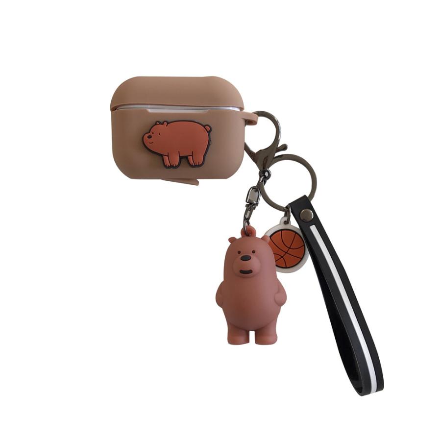 大人気 かわいい シロクマ パンダ クマ 動物 Airpods Pro エアーポッズプロ ケース カバー イヤホンケース シリコン キーホルダー付き Ra 074 Ra Store 通販 Yahoo ショッピング