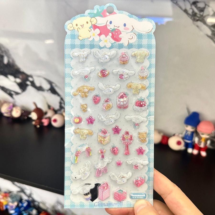 sanrio（サンリオ） 中国公式ライセンス 3D立体 エンボスステッカー