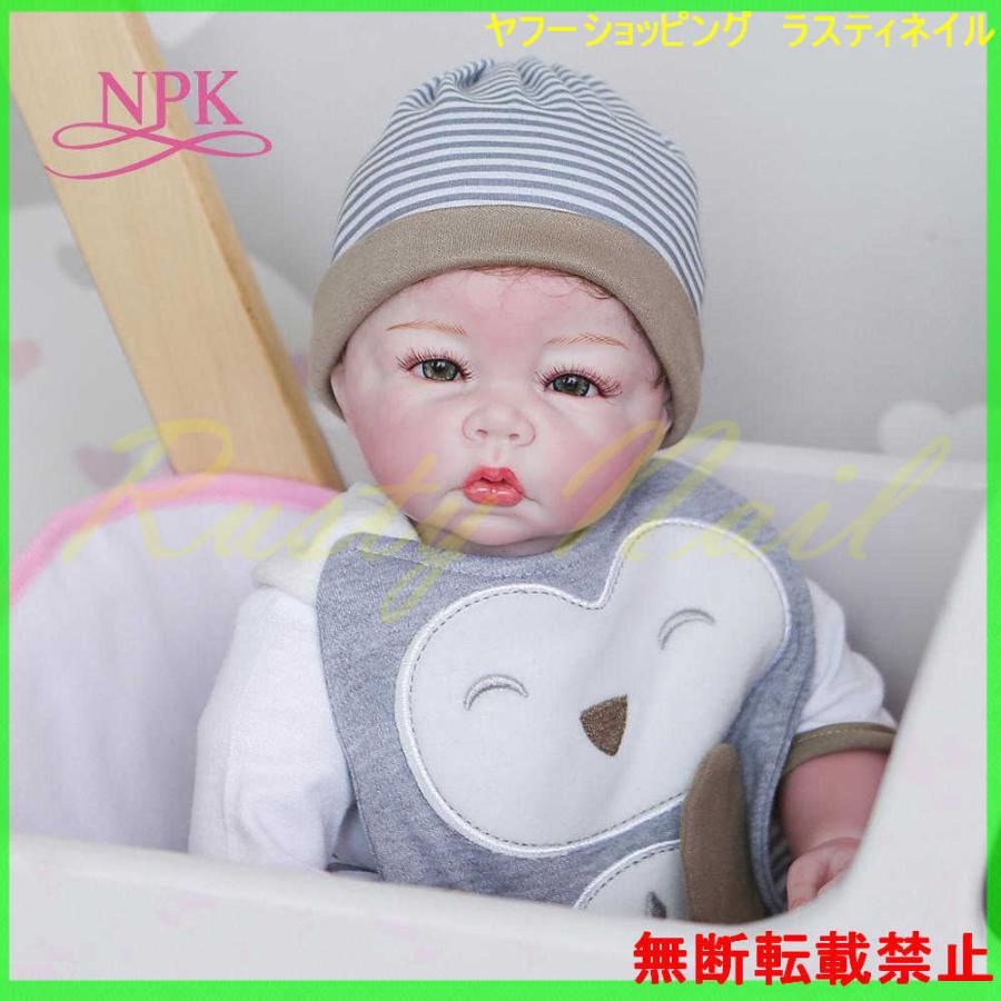 リアル ソフトシリコーン 男の子 新生児 赤ちゃん 人形 リボーンドール 抱き人形 50cm Doll Reborn かわいい 2色の目 抱き人形 日本に Themtransit Com