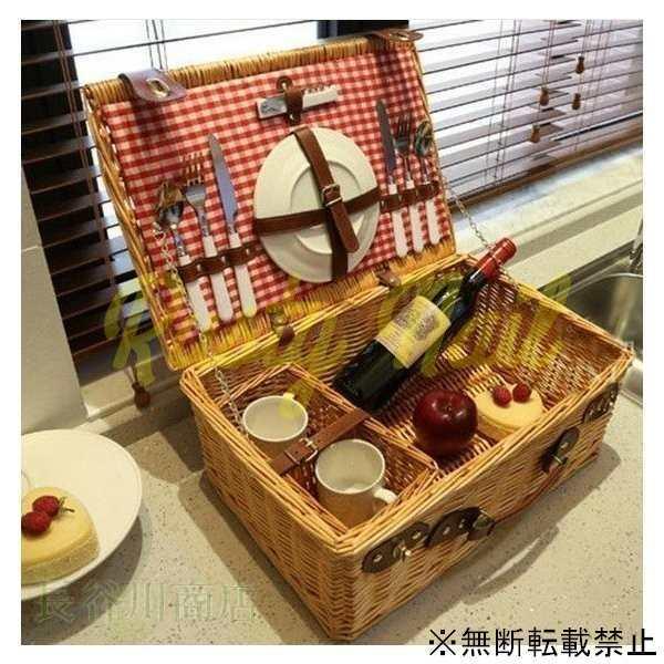 おしゃれ キャンプ用品 アウトドア ピクニックバスケット 食器付き バスケットセット ピクニックバッグ 公式限定新作 送料無料 Azesert Az