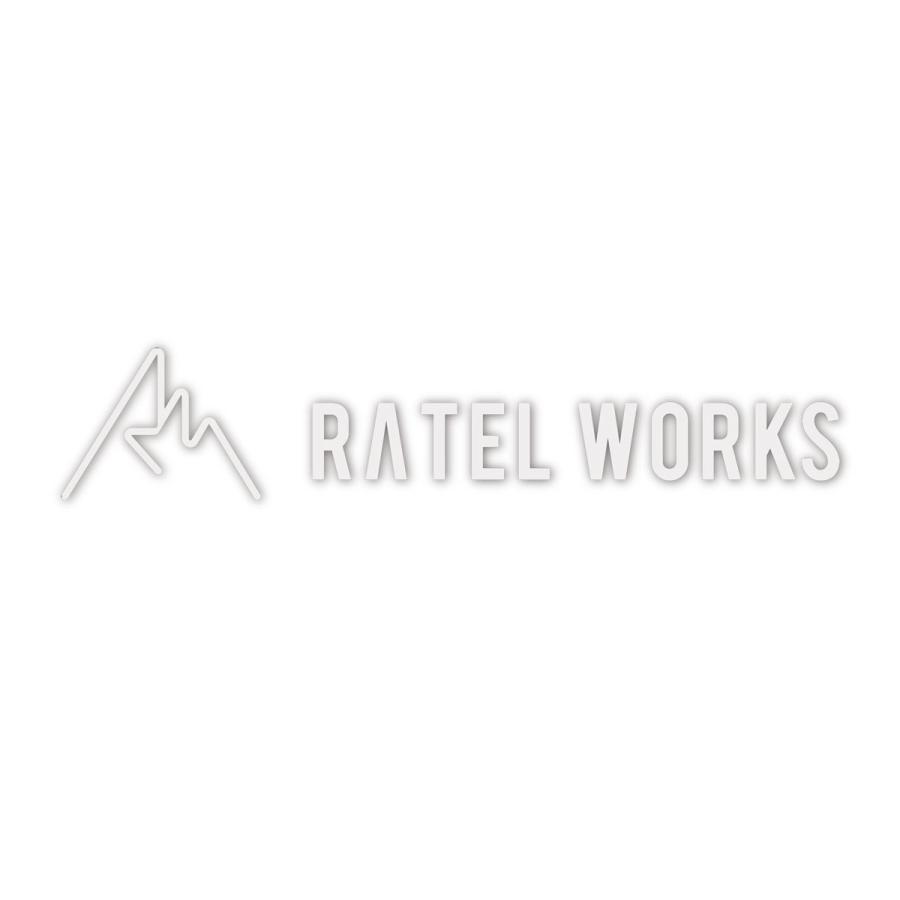 RATELWORKS ラーテルワークス ステッカー長方形 デカール シール 切り