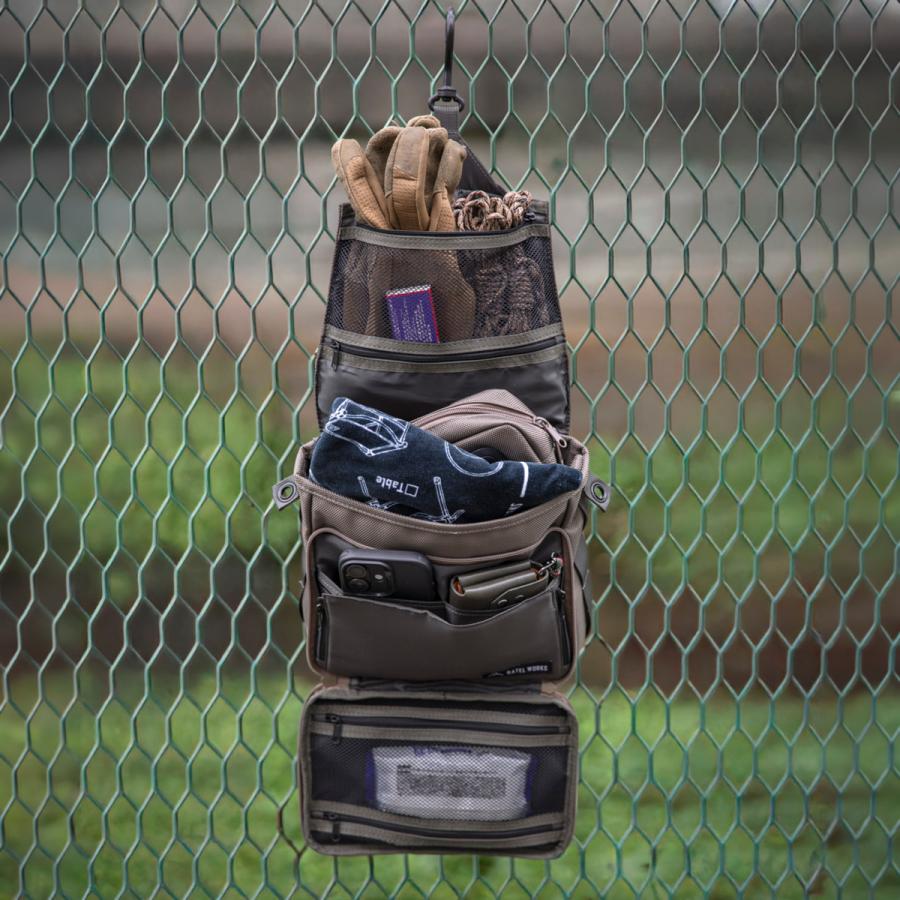 CAMP SHOULDER BAG BK/GR (キャンプショルダーバッグ ブラック/グレー