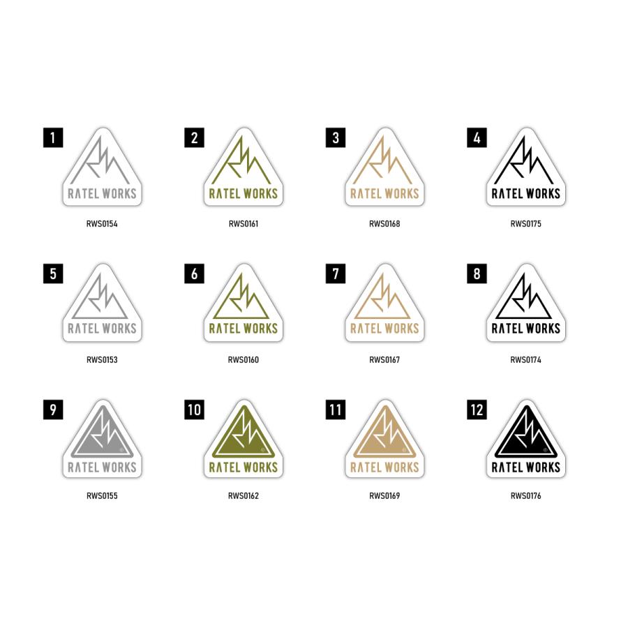 ステッカー　RATELWORKS　ラーテルワークス　プリントステッカー　ロゴステッカー | 