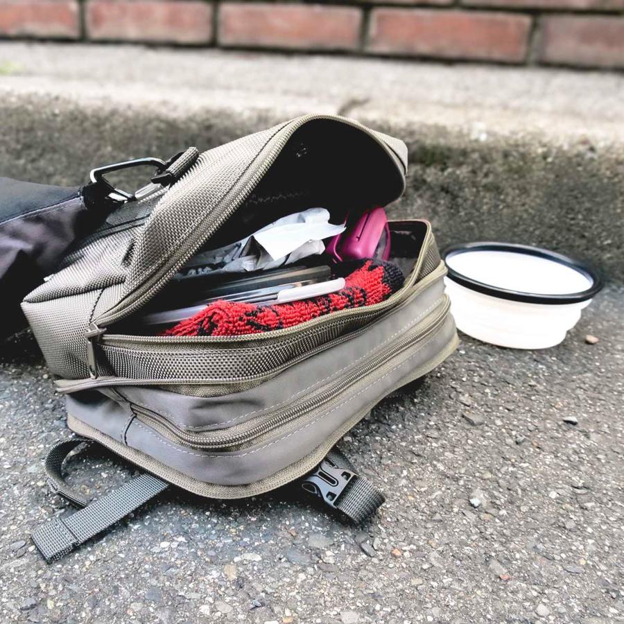 MULTI DIAPER POUCH(マルチダイパーポーチ)RATELWORKS ラーテルワークス オムツポーチ おむつ おしりふき フタつき 圧縮 拡張 ベビーカー ヘッドレスト(RWS0331) | RATEL WORKS | 12