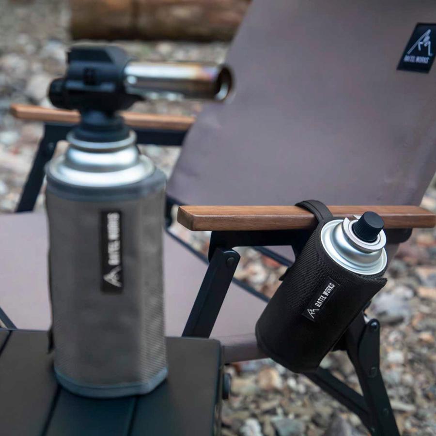CB缶カバー THERMO SHIELD サーモシールド RATELWORKS ラーテルワークス キャンプ CB缶 保護カバー 遮熱 アルミ蒸着フィルム ブラック グレージュ RWS0337 | RATEL WORKS | 15