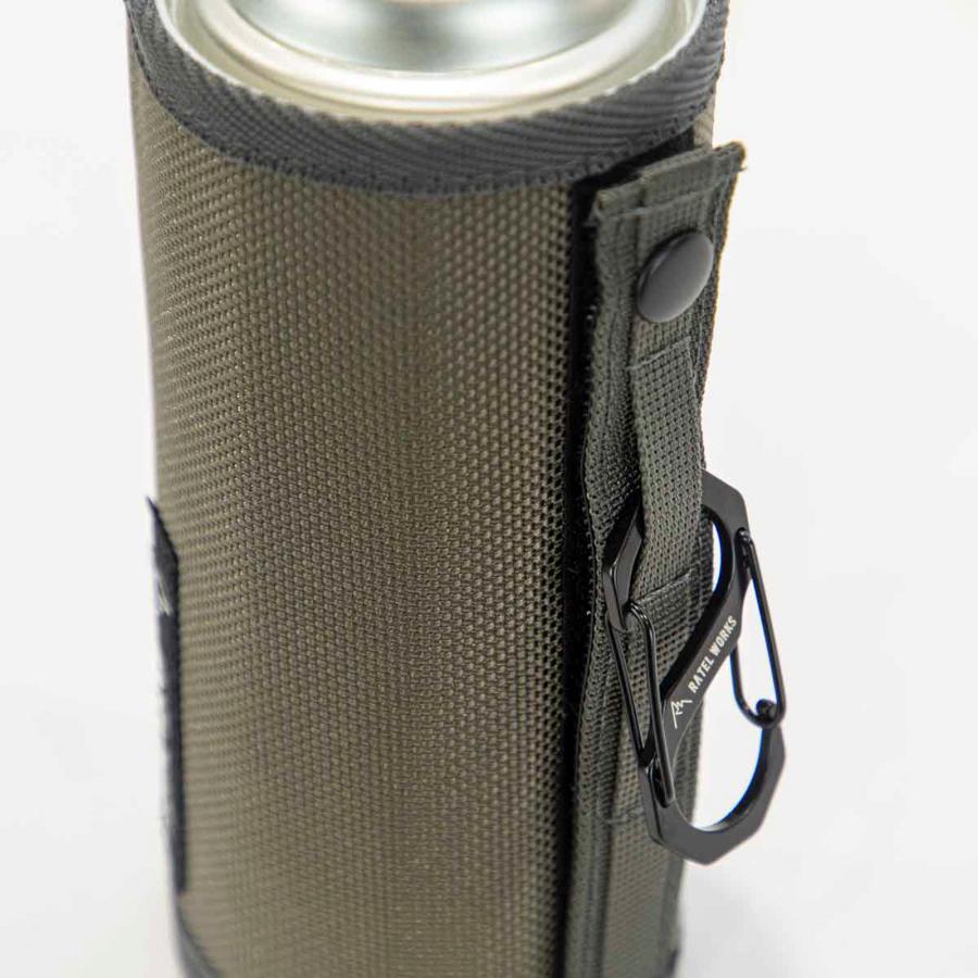 CB缶カバー THERMO SHIELD サーモシールド RATELWORKS ラーテルワークス キャンプ CB缶 保護カバー 遮熱 アルミ蒸着フィルム ブラック グレージュ RWS0337 | RATEL WORKS | 11