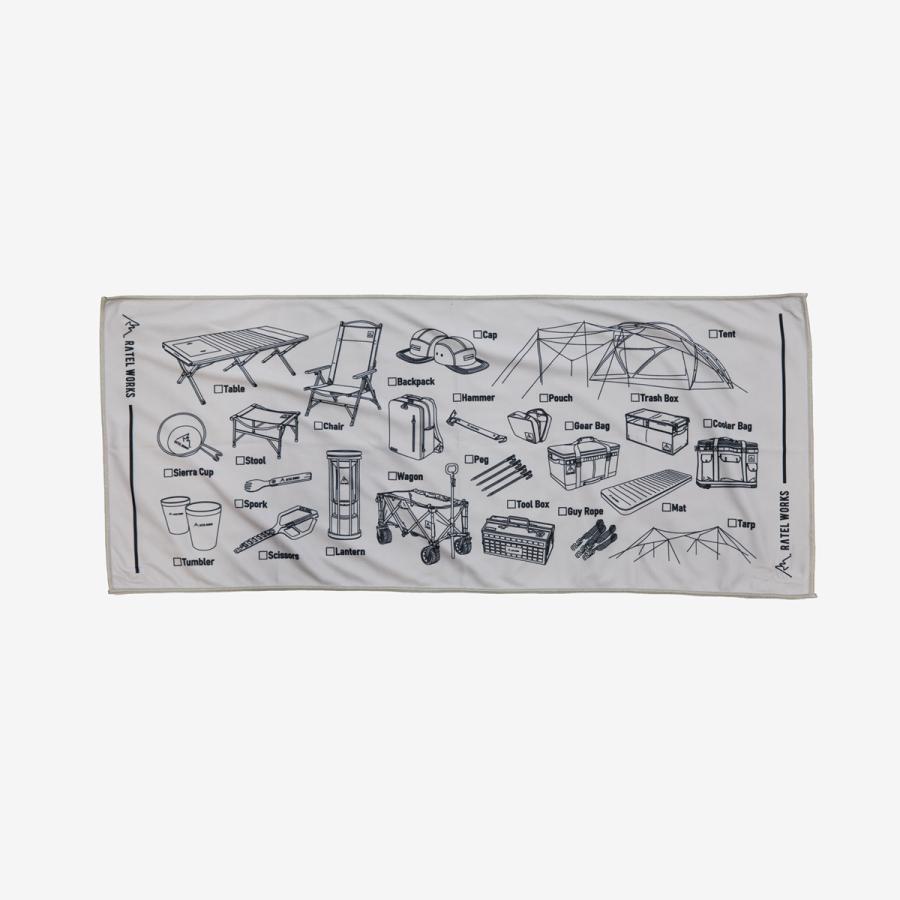 CAMP COOL TOWEL キャンプクールタオル RATEL WORKS ラーテルワークス クールタオル 冷感タオル 熱中症対策 汗拭き 冷却 暑さ対策 アウトドア スポーツ RWS0368 | RATEL WORKS | 02