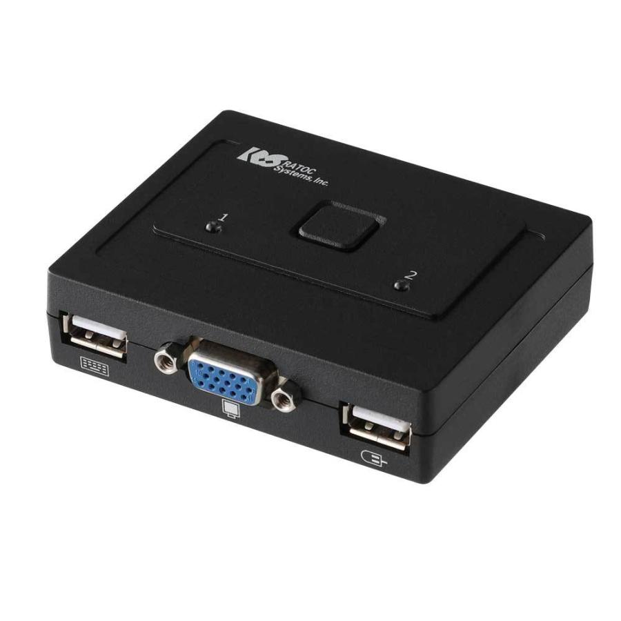 USB接続モデル (PC2台用) RS-230UA パソコン自動切替器 KVMスイッチ CPU切替器 KVM USB |  | 10