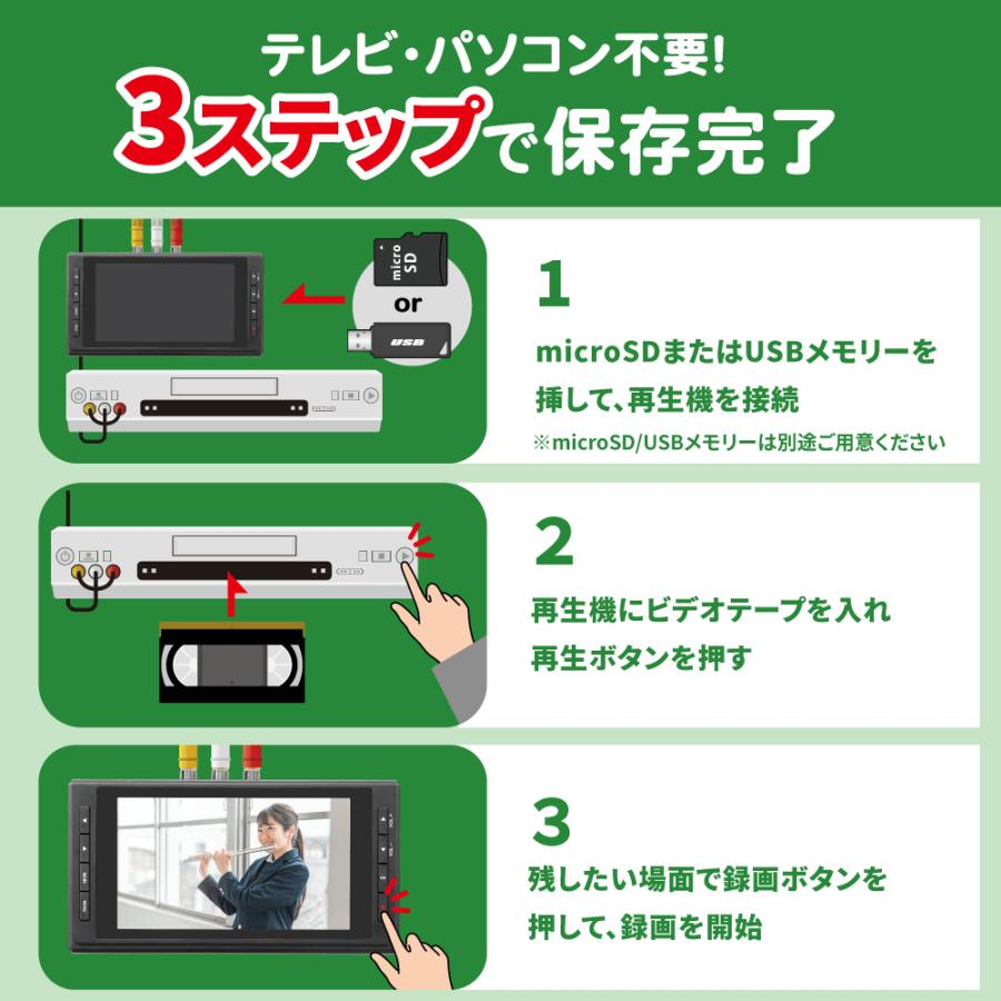 思い出ビデオ変換レコーダー2 RS-AVREC2A ビデオテープ VHS デジタル化