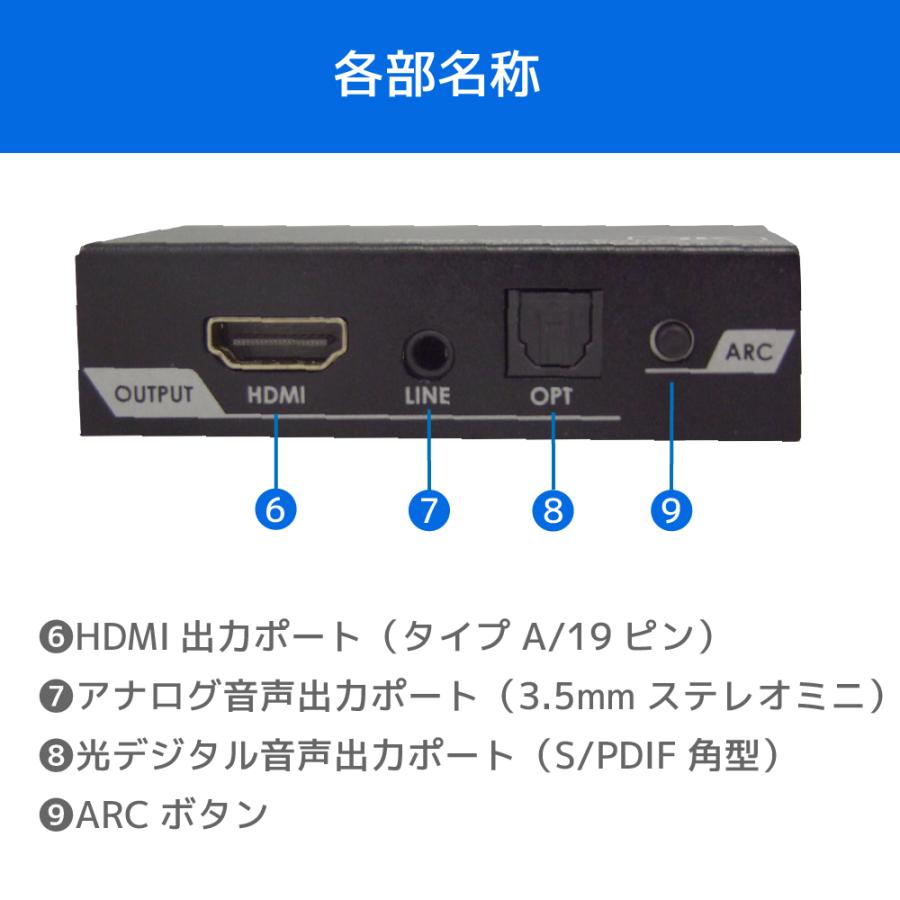 4K60Hz HDCP2.3 音声分離器 HDMI ARC オーディオ分離器 RS 4K60Hz HDCP2.3 音声分離器 HDMI ARC オーディオ分離器 RS