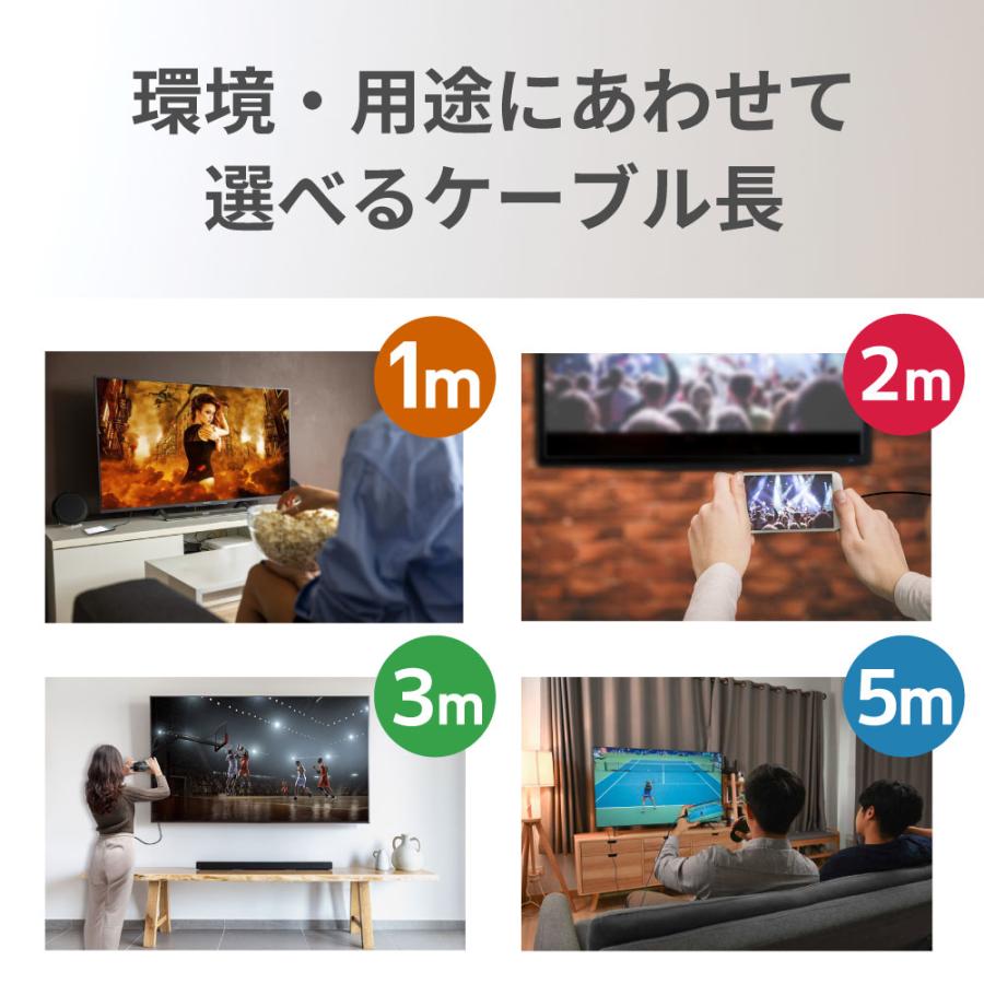 USB Type-C to HDMI 変換ケーブル（PD対応・2m）RS-UCHD4K60-2M  iPhone17 対応 ケーブル Type-C 4K60Hz HDR USB-C |  | 07