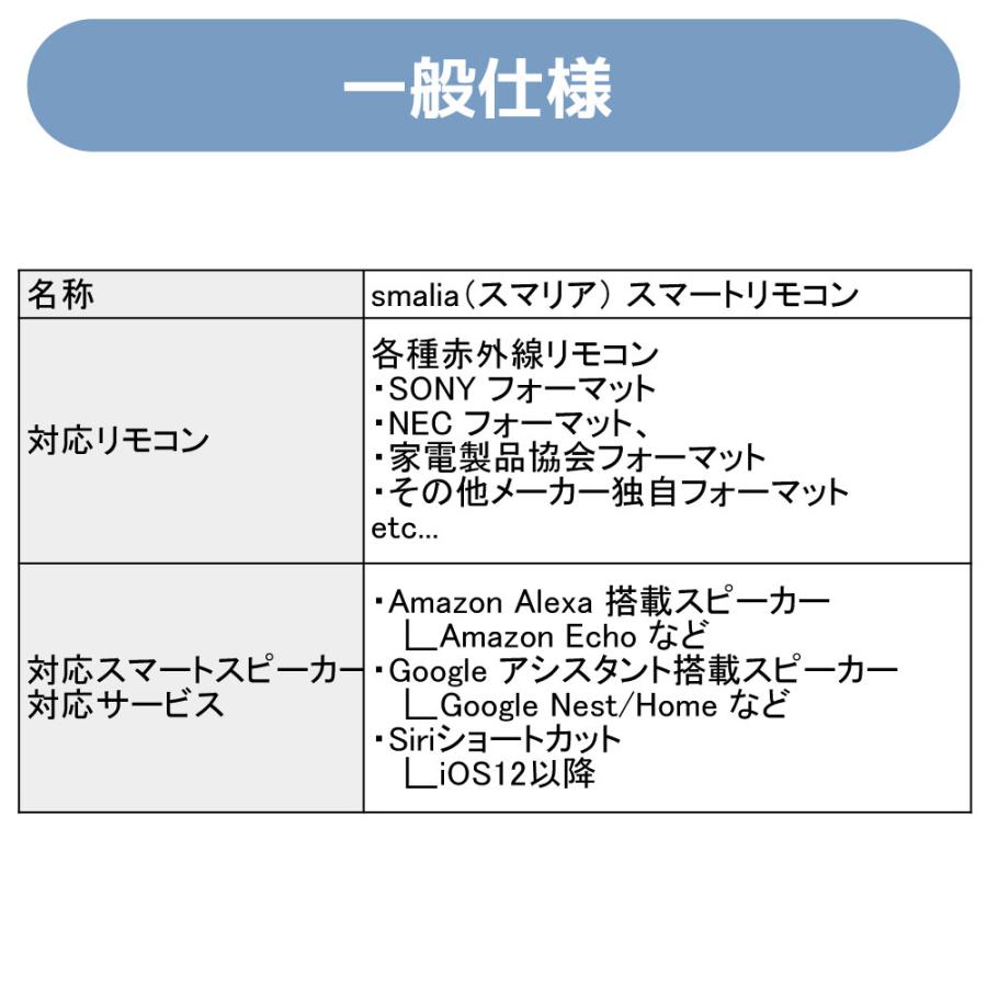 smalia スマリア wifi スマートリモコン アレクサ対応 RS-WBRCH1 Alexa Google Home iPhone Siri 対応 iPhone16 家電 音声操作 |  | 14