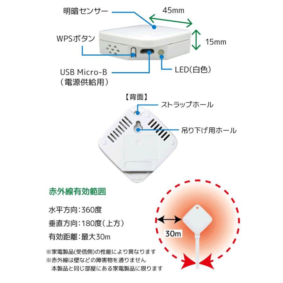 スマートスピーカー対応 スマート家電コントローラ RS-WFIREX4 スマートリモコン スマート家電リモコン 小型家電リモコン |  | 11