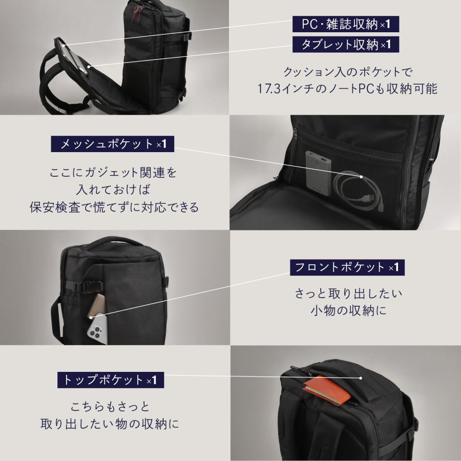 (メーカー希望価格16,800円→6,999円)リュック 大容量 メンズ レディース バックパック 旅行 バッグ ビジネス 大きめ 出張 通勤 スーツケース キャリー 送料無料 | RATOM | 14