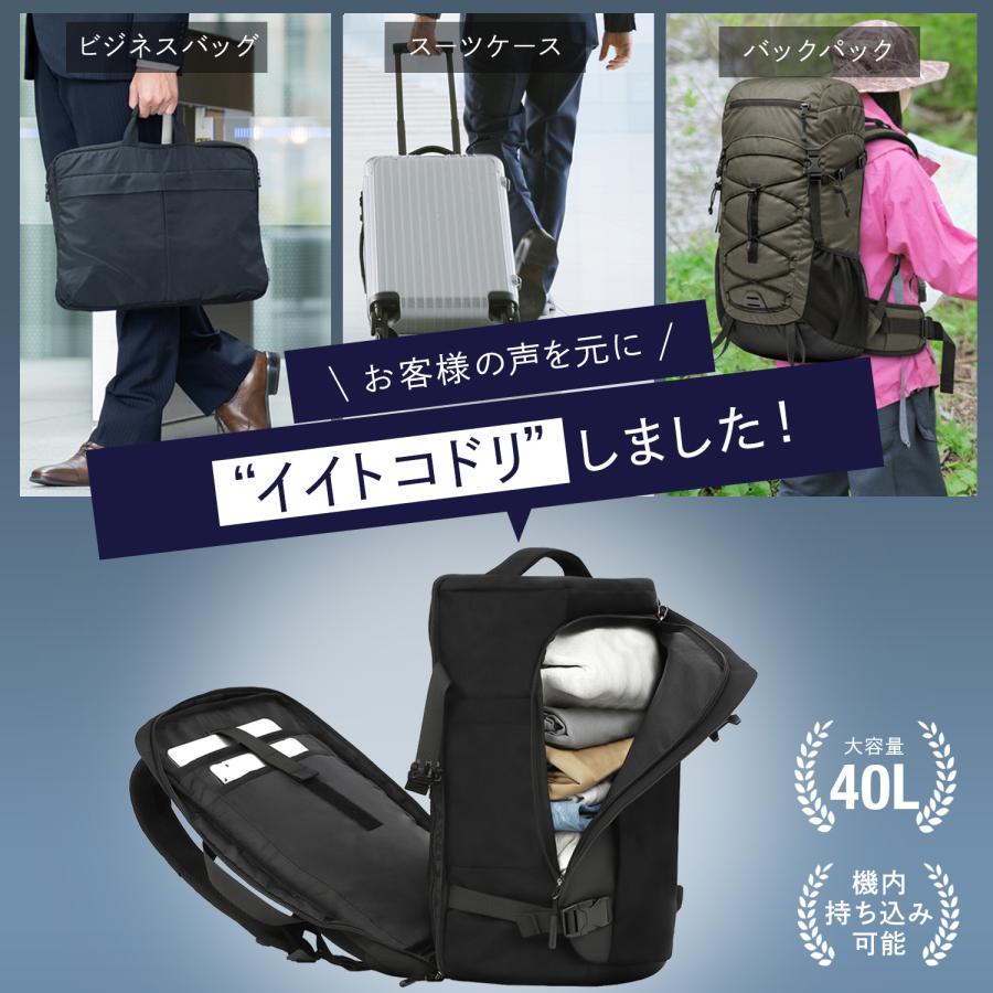 (メーカー希望価格16,800円→6,999円)リュック 大容量 メンズ レディース バックパック 旅行 バッグ ビジネス 大きめ 出張 通勤 スーツケース キャリー 送料無料 | RATOM | 03