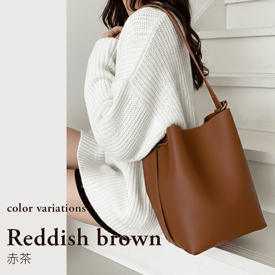 RATOM （ポーチ付き） トートバッグ レディース 縦型 2way ショルダー