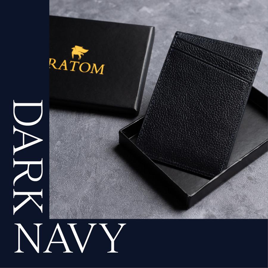 (メーカー希望価格5280円→2080円) カードケース 薄型 本革 メンズ スリム スキミング防止 クレジットカードケース 50代 40代 30代 プラグメントケース 送料無料 | RATOM | 17