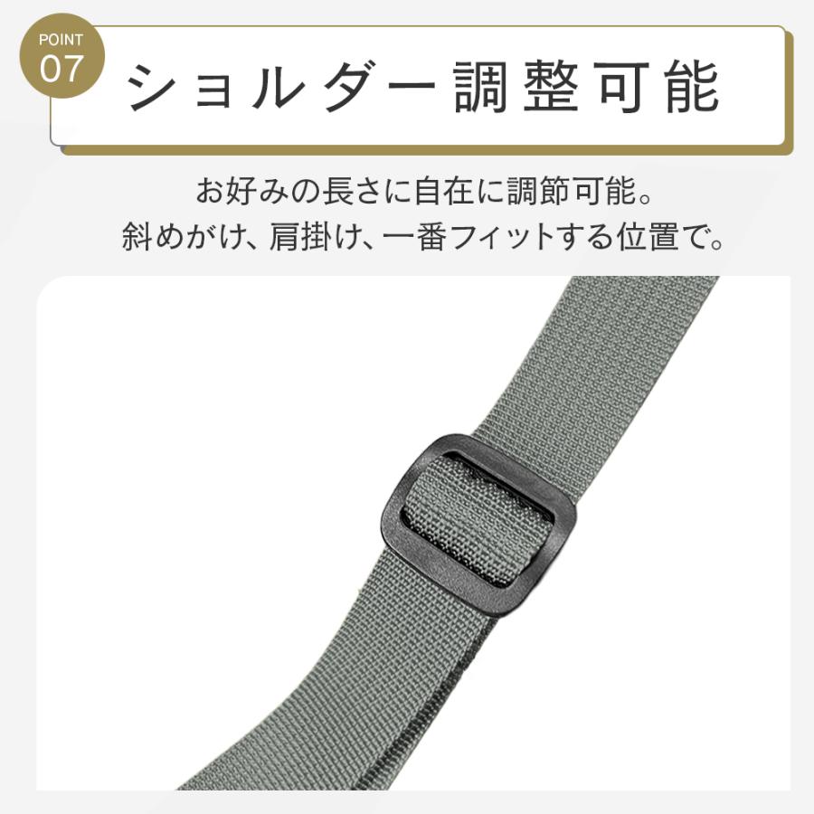 （全10色） ショルダーバッグ レディース メンズ バッグ 小さめ ナイロン 耐水 ポシェット 可愛い アウトドア サコッシュ 軽量 斜めがけ 巾着 多収納 | RATOM | 18