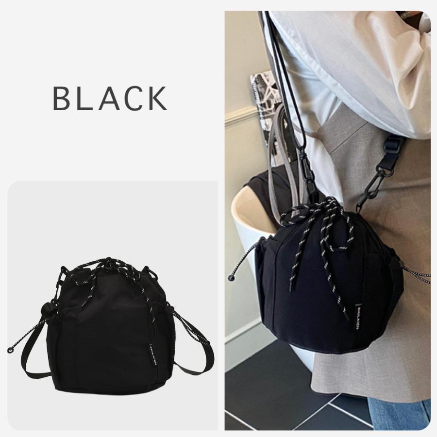（全10色） ショルダーバッグ レディース メンズ バッグ 小さめ ナイロン 耐水 ポシェット 可愛い アウトドア サコッシュ 軽量 斜めがけ 巾着 多収納 | RATOM | 28