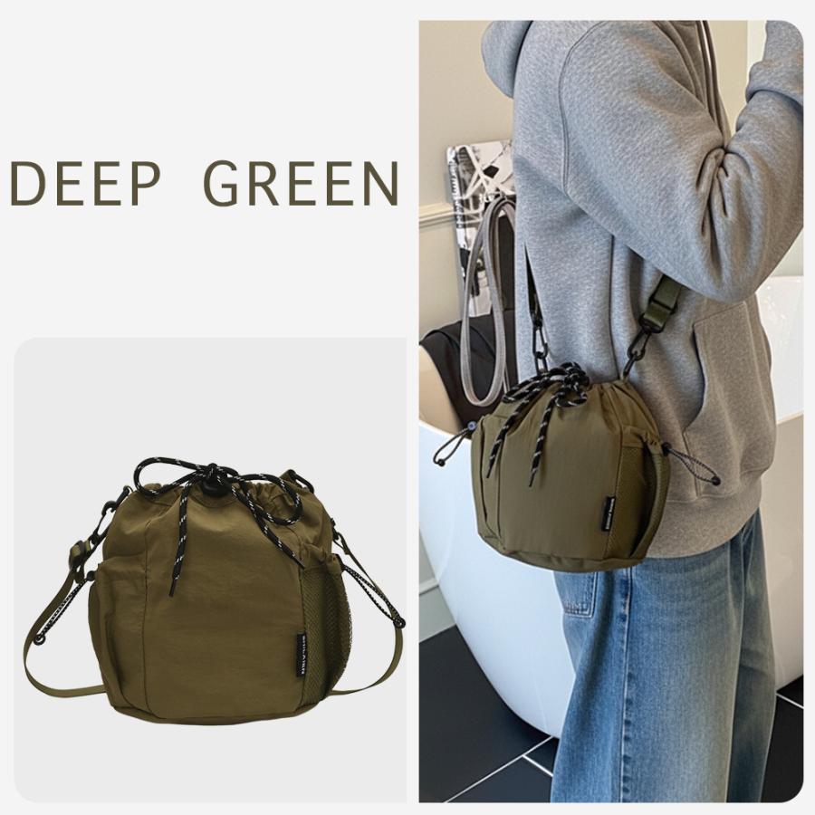 （全10色） ショルダーバッグ レディース メンズ バッグ 小さめ ナイロン 耐水 ポシェット 可愛い アウトドア サコッシュ 軽量 斜めがけ 巾着 多収納 | RATOM | 25