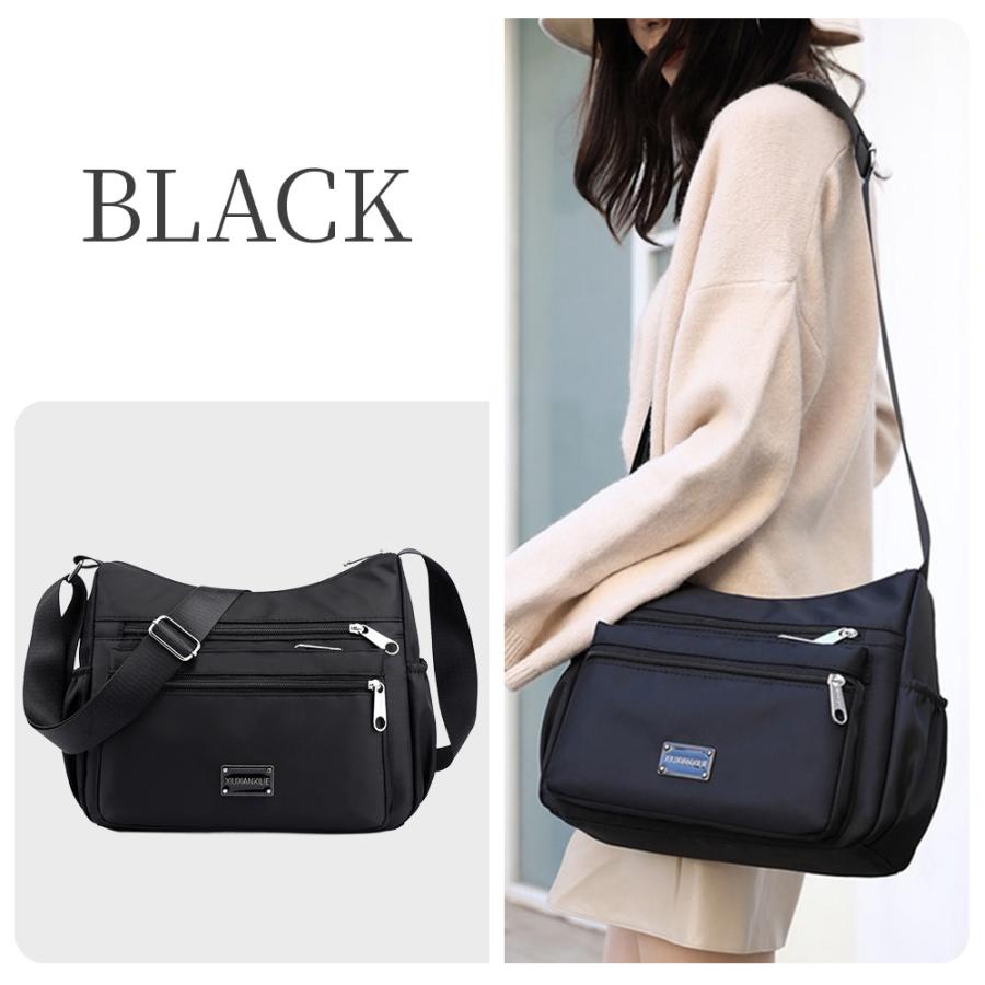 （スカーフ付き） ショルダーバッグ レディース 軽量 斜めがけ 大容量 防水 肩掛け 大きめ ブランド 人気 アウトドア 可愛い ナイロン マザーズバッグ | RATOM | 16