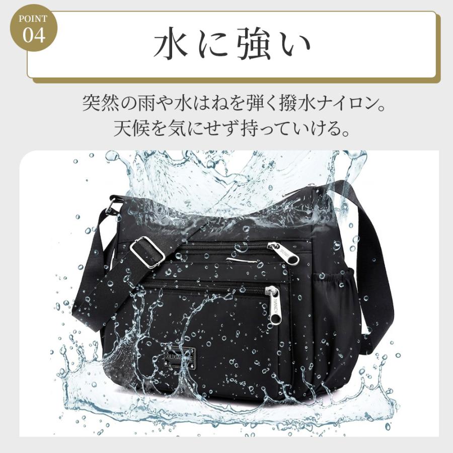 （スカーフ付き） ショルダーバッグ レディース 軽量 斜めがけ 大容量 防水 肩掛け 大きめ ブランド 人気 アウトドア 可愛い ナイロン マザーズバッグ | RATOM | 10