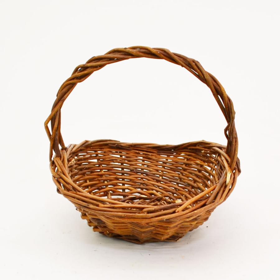 BARK BASKET FLOWERPICKING 皮付き柳 : ラタンハウスかごや ヤフー店