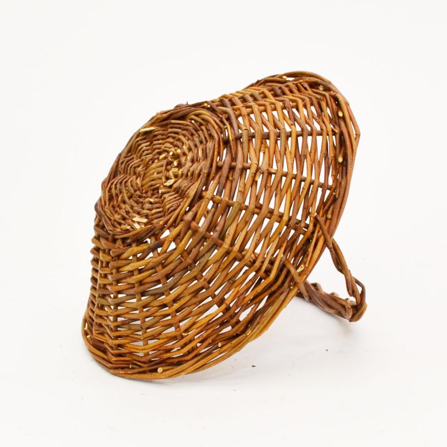 BARK BASKET FLOWERPICKING 皮付き柳 : ラタンハウスかごや ヤフー店
