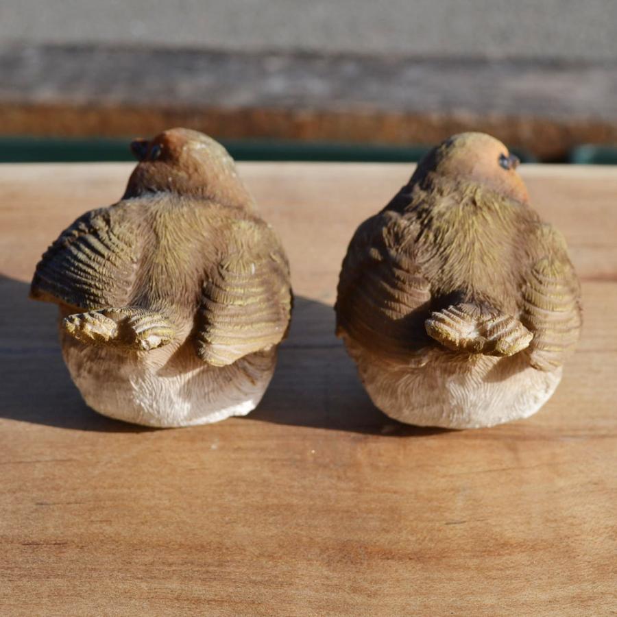 ルチル＆クォーツ 置物 鳥 バード 屋外 ガーデン とり : ラタンハウス