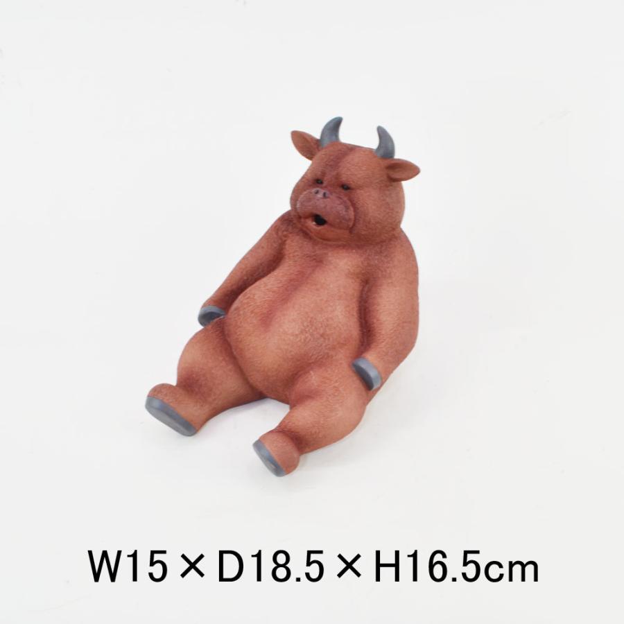 ダッドカウ 和牛L レジン オブジェ 牛 置物 うし ウシ : ラタン