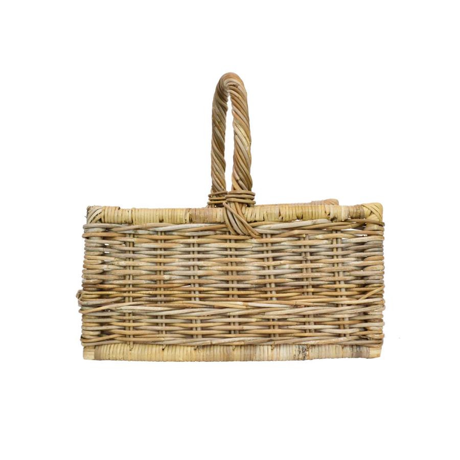 コボ マガジンバスケット 薪収納 高級ラタン 薪 籐かご : ラタンハウス