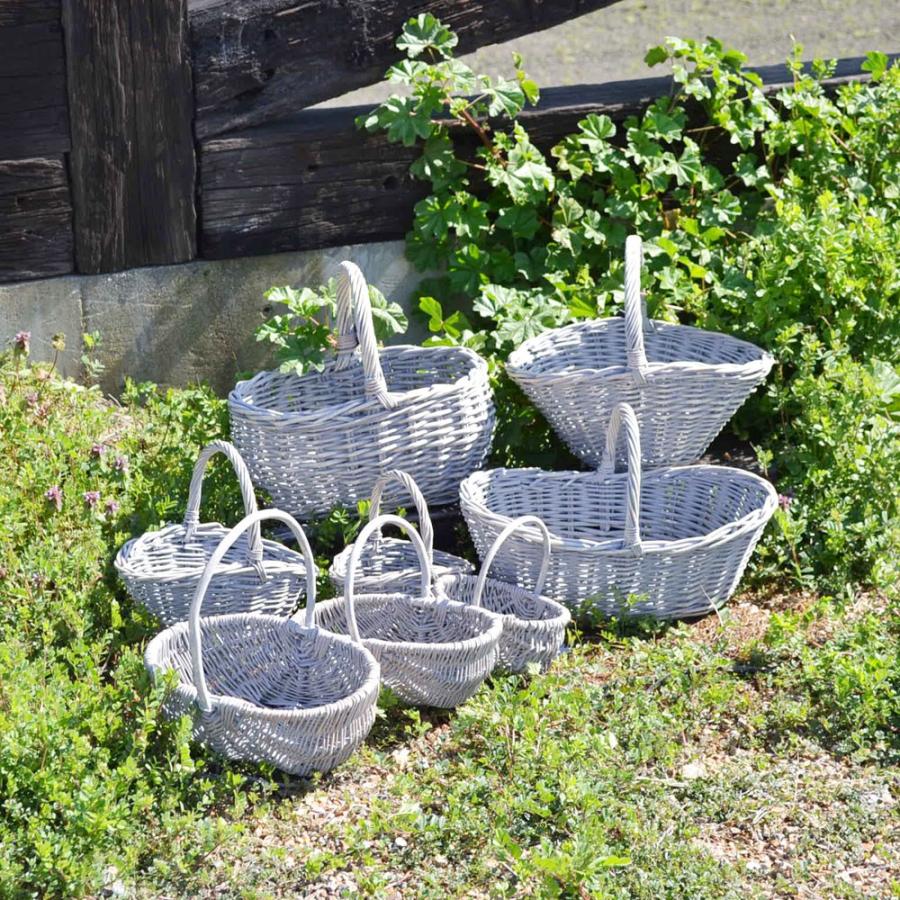 柳 アレンジかご S ライトグレー ウィローバスケット 花籠 3628 Mk05 ラタンハウスかごや ヤフー店 通販 Yahoo ショッピング