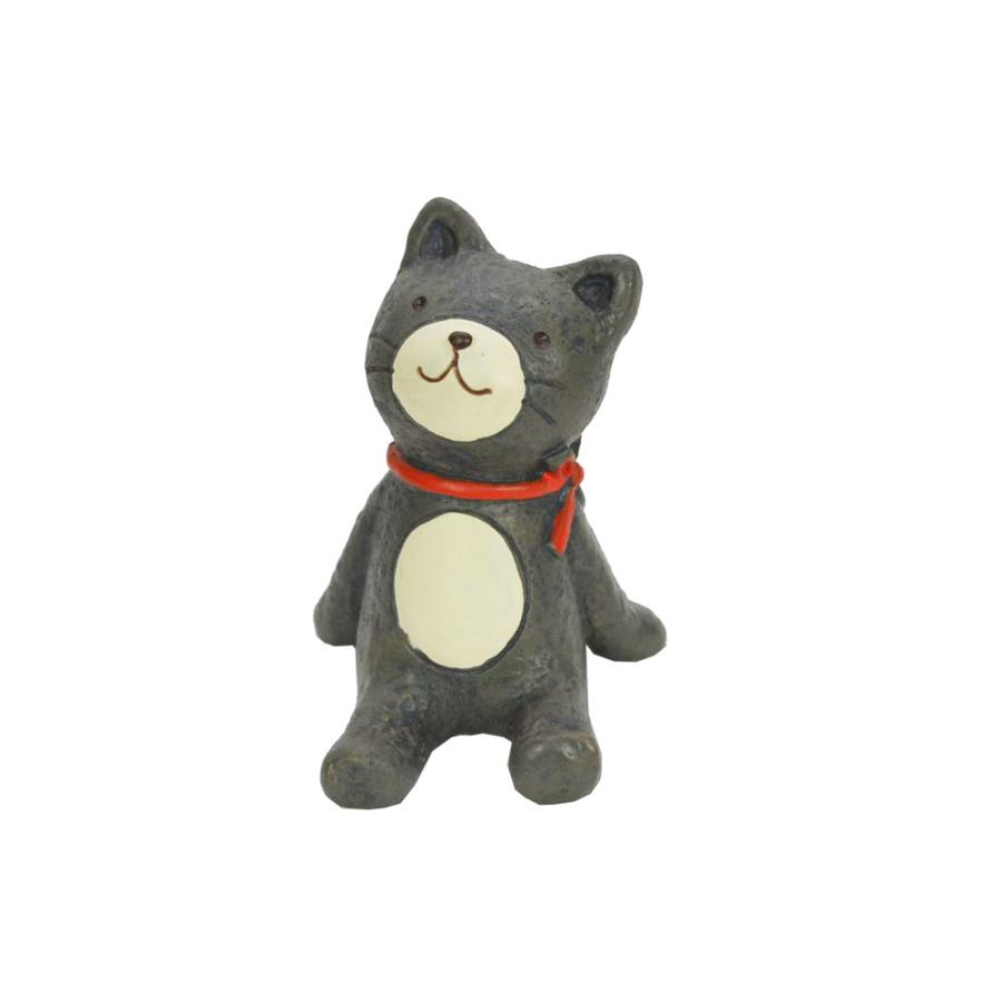 ノーティーアニマルマスコット ネコ ねこ ミニチュア 置物 : ラタン