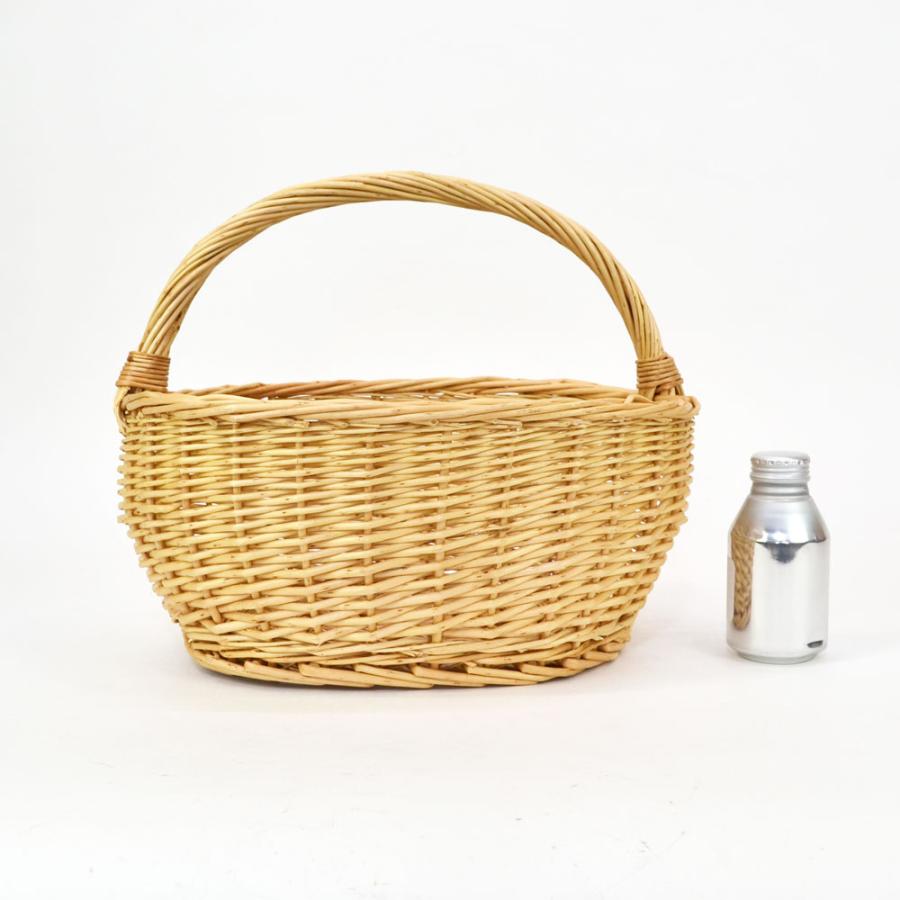 ウィロー ブレッドバスケット LL 柳 かごバッグ マルシェ : ラタン