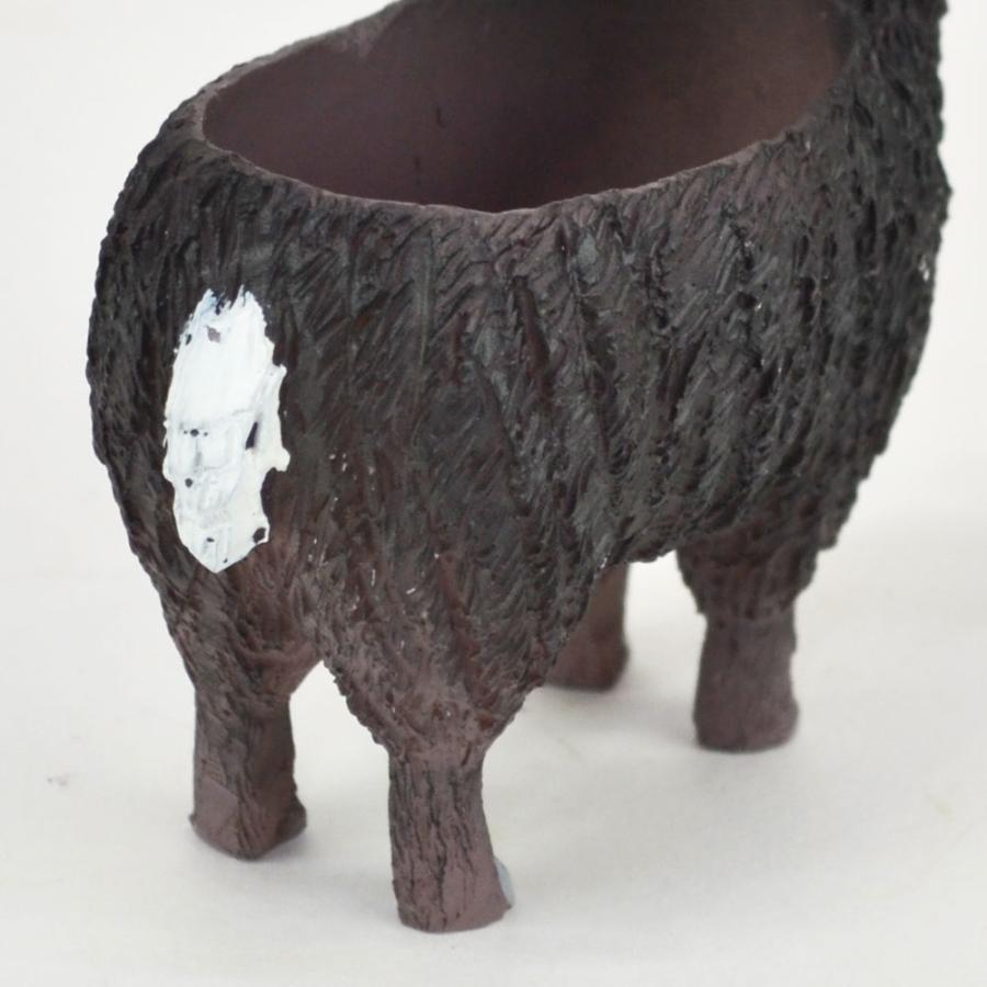 ひつじのポットマット  ブラック ひつじのポットマット ブラック