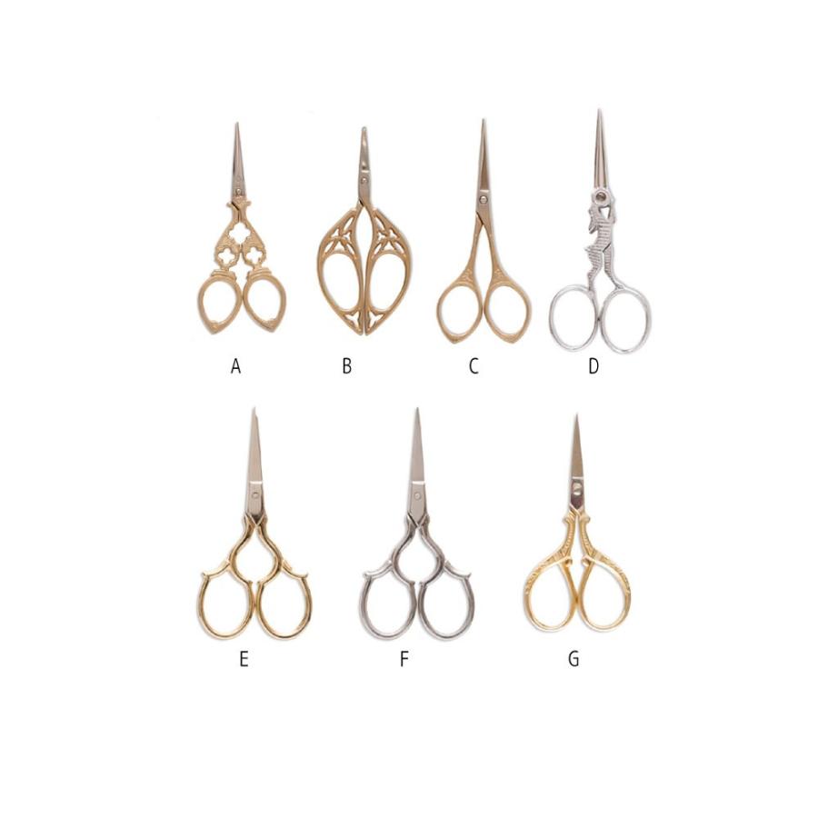 はさみ 可愛いデザインシザー ゴールド シルバー 手芸 ポイント消化
