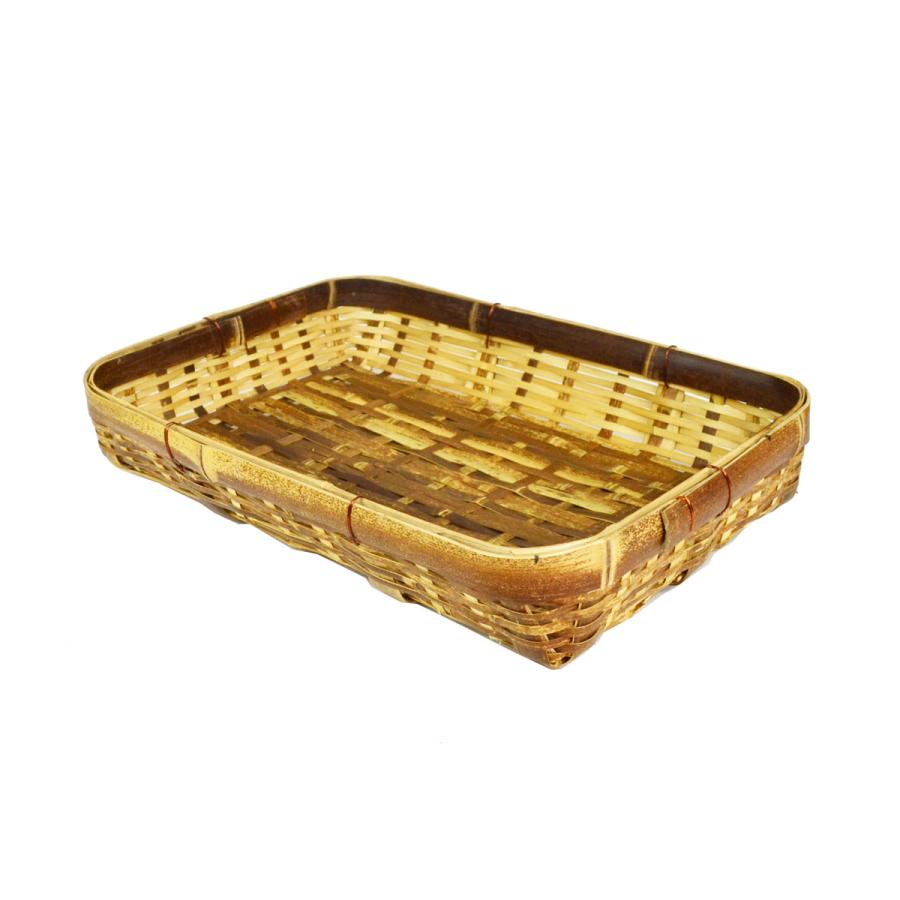昭和レトロ 竹（外皮使用）編み籠