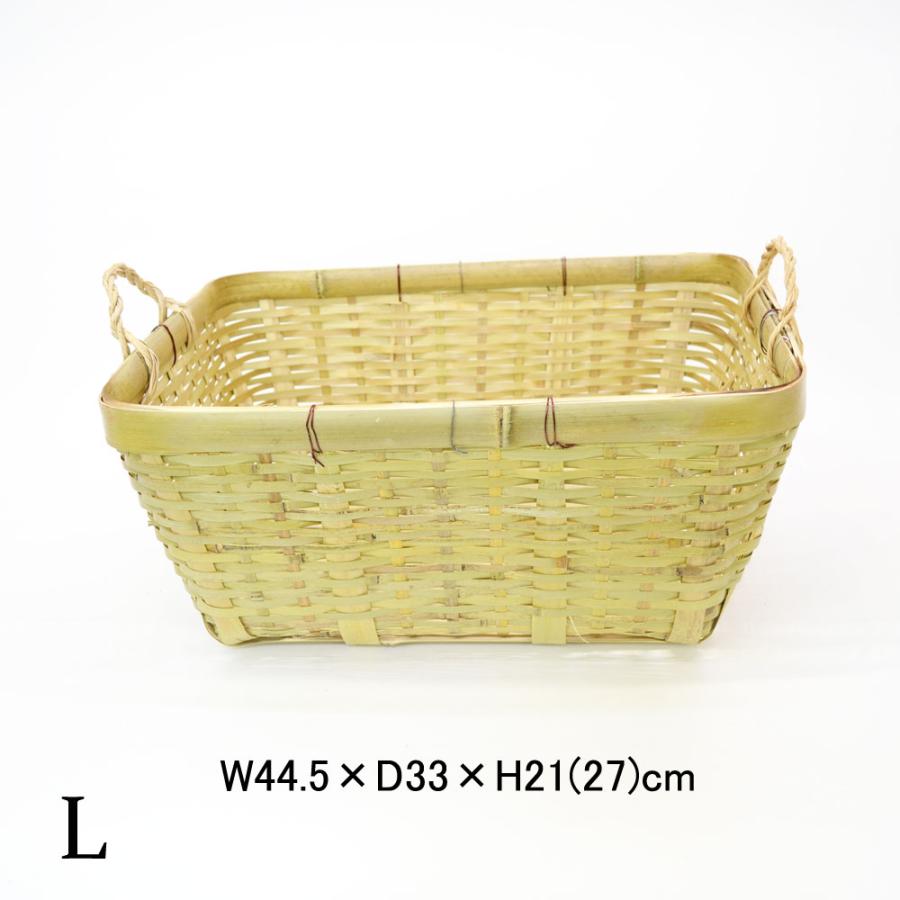 竹の収穫かご 青竹 野菜かご L 収納 ストレージ 竹籠 : ラタン 竹の収穫かご 青竹 野菜かご L 収納 ストレージ 竹籠 : ラタン