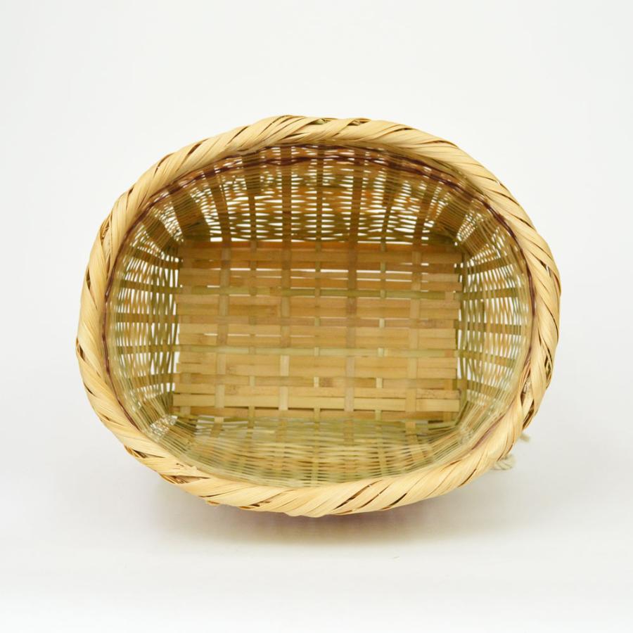 竹籠　腰籠　収穫籠 楽天市場】竹製 万能腰籠 紐付き 直径25cm×高さ28cm 収穫かご 竹